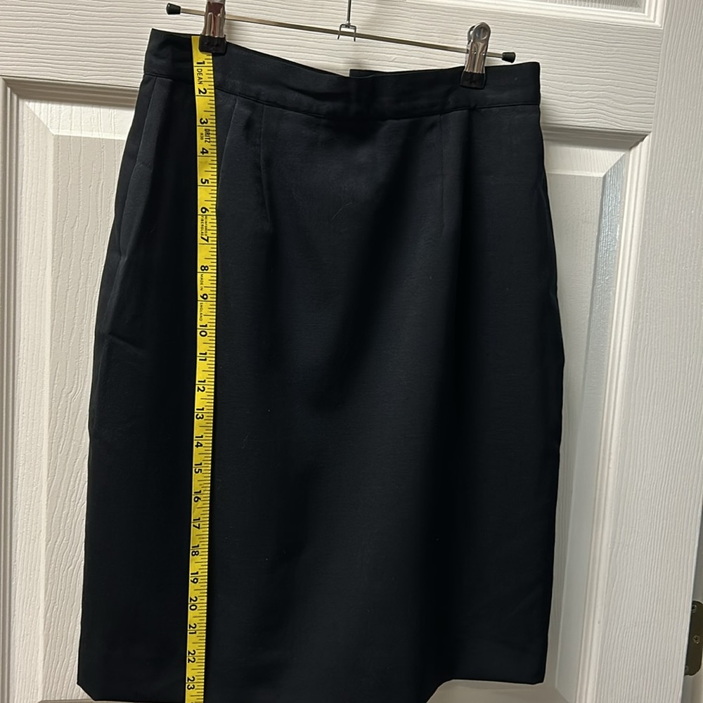 Wool pencil skirt